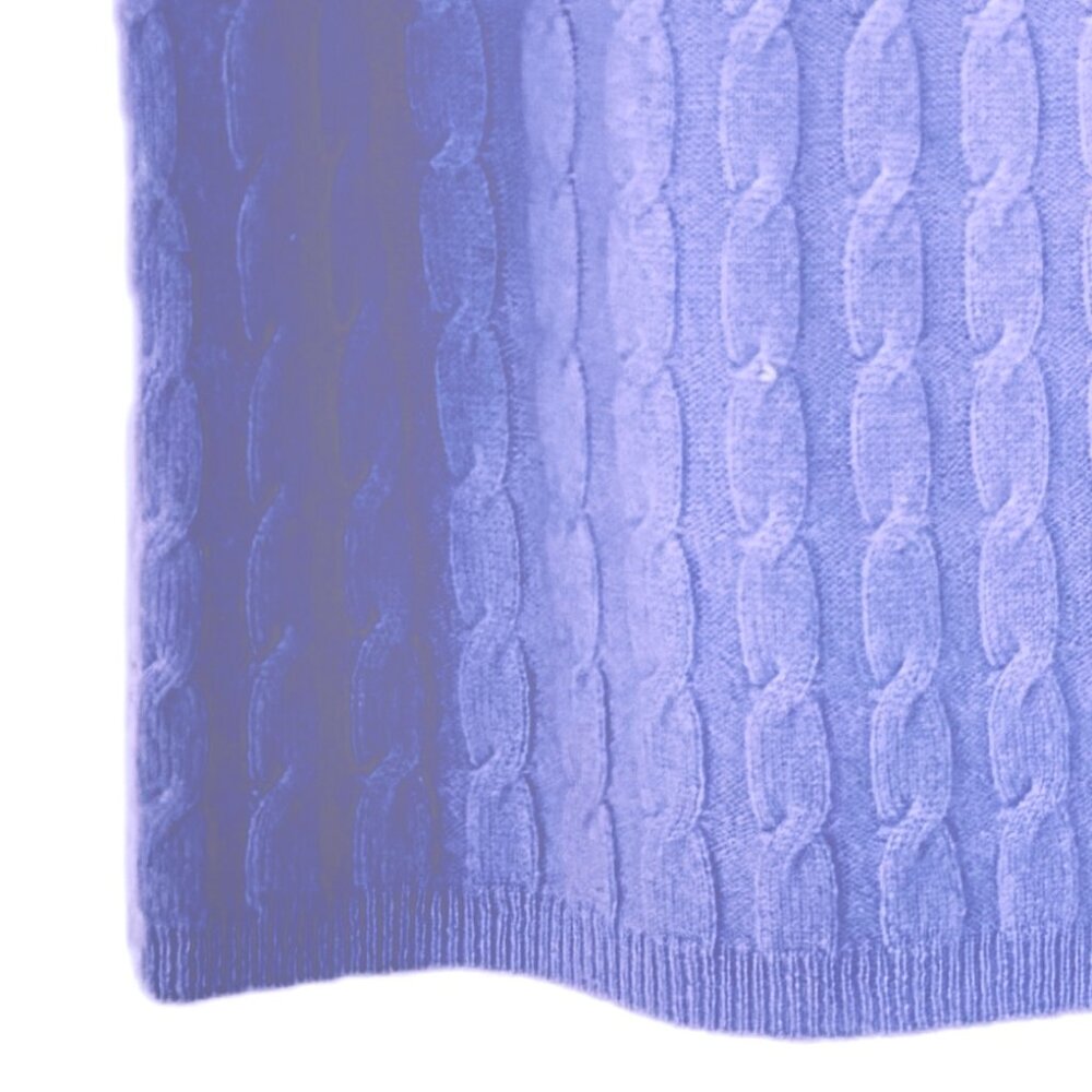 SOLD  House of Harlow Cashmere Sweater Vest in Periwinkle Blue Womens Size S NWT - Picture 5 of 10